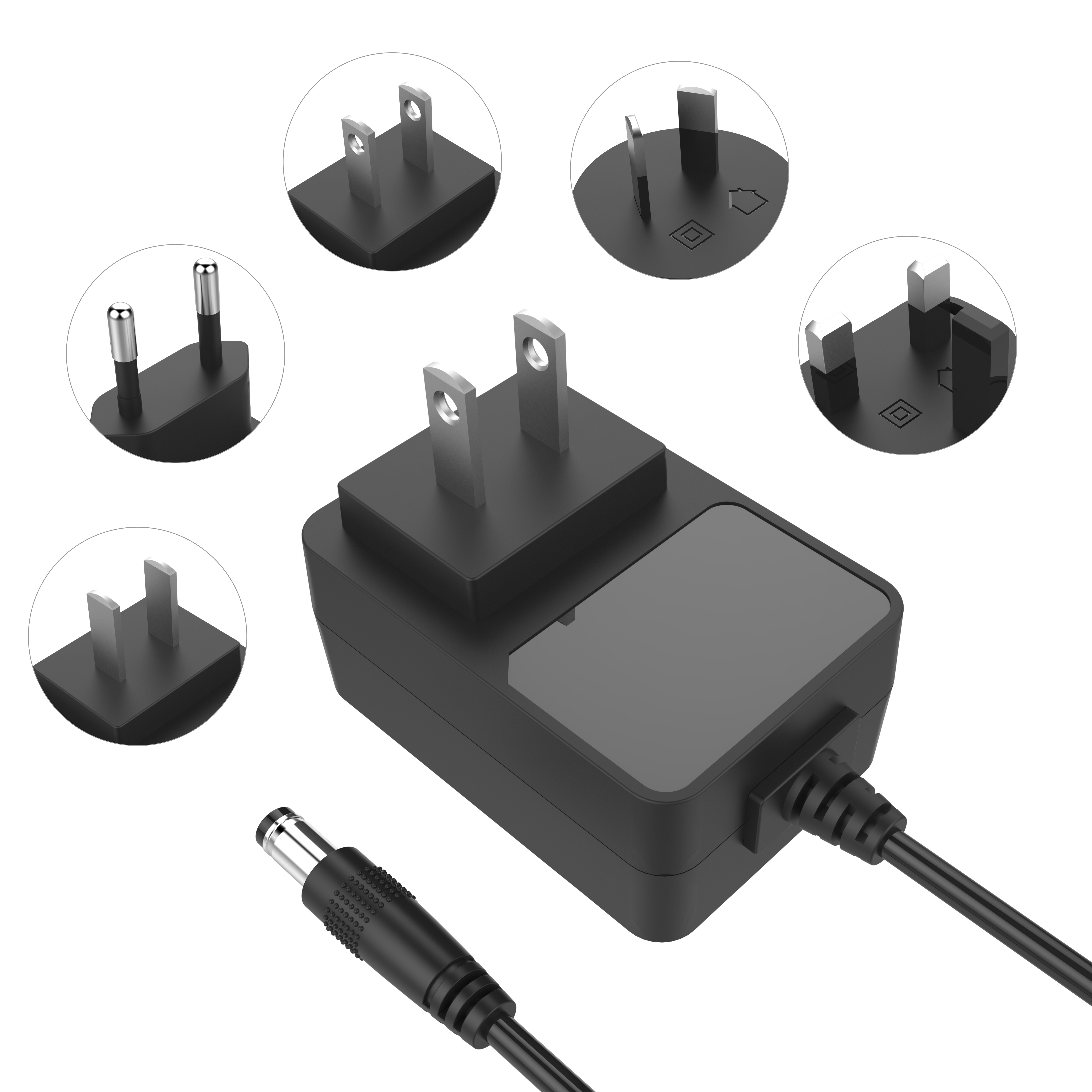 5V2A 5V2.5A 5V3A wall plug power adapter with UL62368/CB/CE/GS/EMC/LVD/SAA/KC/FCC/PSE/CCC