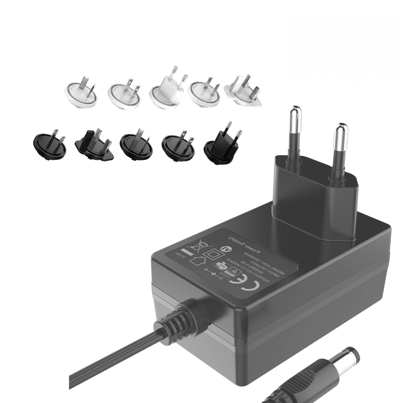 Frontpower 24W 12V 2A 5V 3.5A 24V 1A power supply adapter  with EN61558 EN 62368 UL62368 CE FCC PSE SAA CCC certification