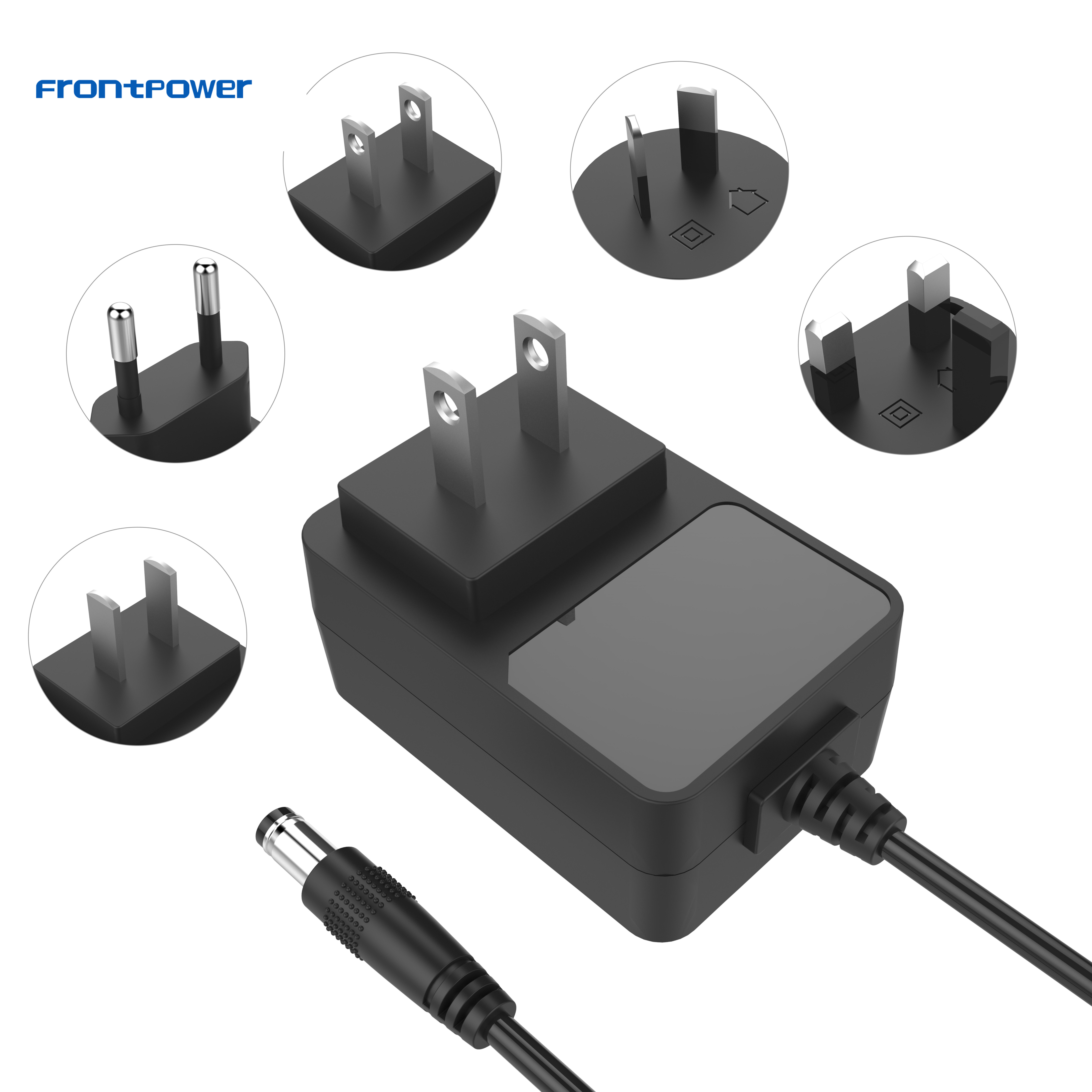 adaptor wall plug power supply adapter 5v 2.5a with EN62368/61558/60601 ETL1310 for mobile phone