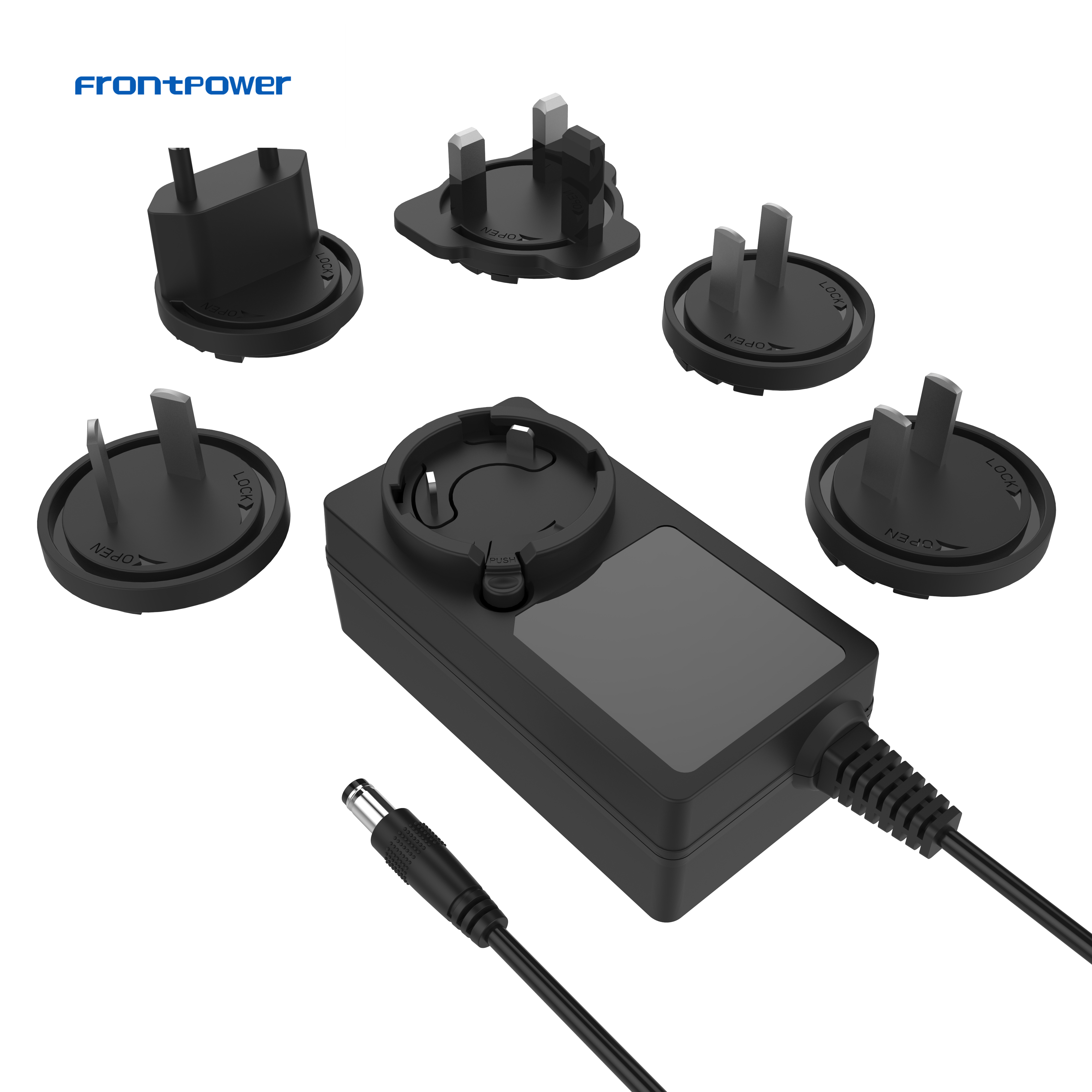 5V 9V 9.3V 12V 15V 24V US EU UK AU Interchangeable Plug Power Adapter Supply Switch ACDC Universal Charger SMPS for Laptop Phone