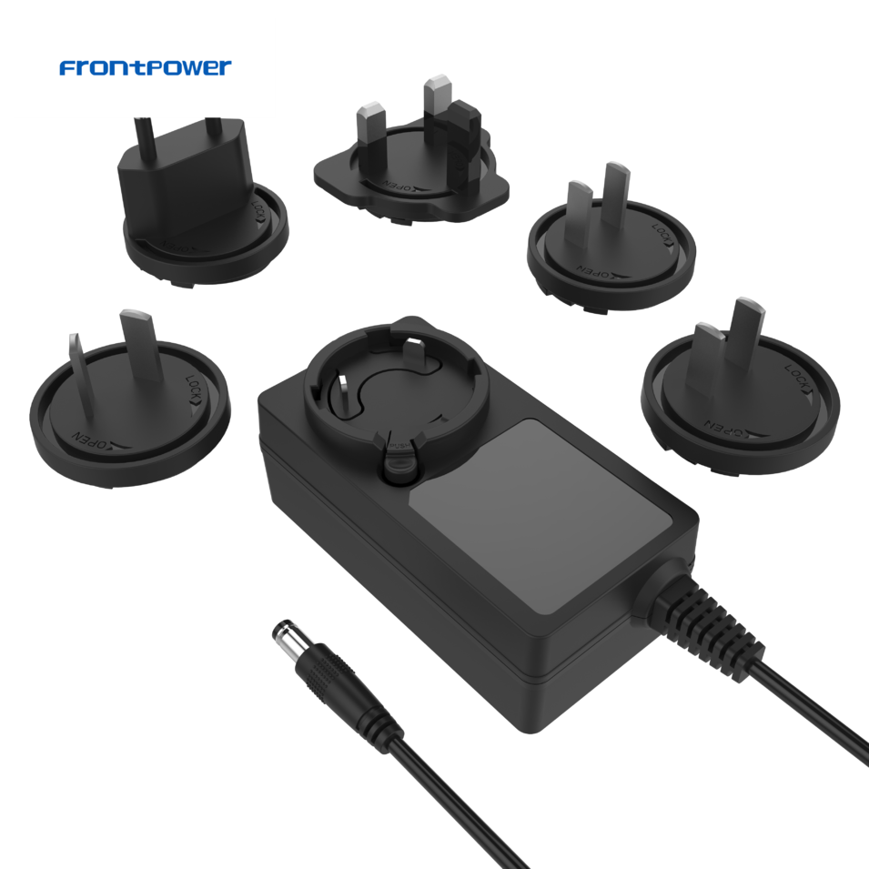 5V 9V 9.3V 12V 15V 24V US EU UK AU Interchangeable Plug Power Adapter Supply Switch ACDC Universal Charger SMPS for Laptop Phone