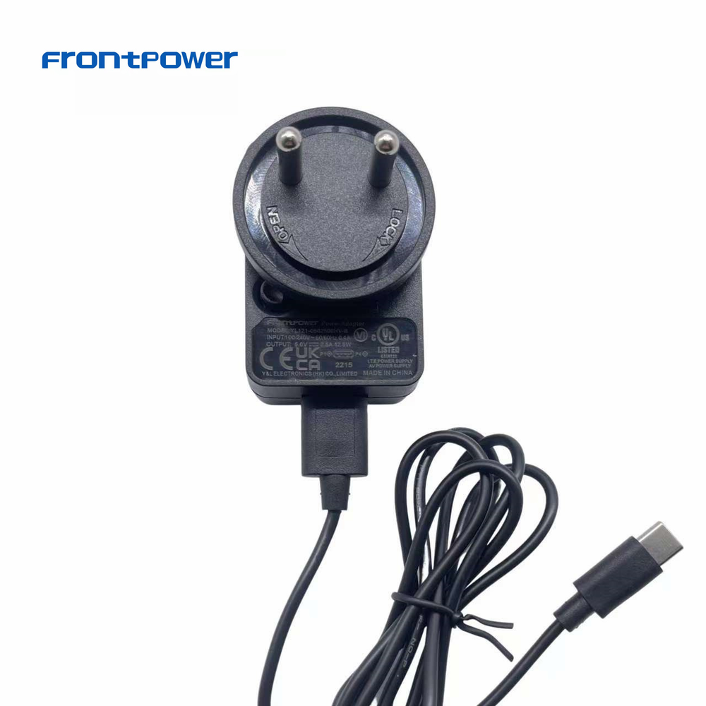 Frontpower 5V 3A interchangeable power adapter with BIS UK AU US plug 5V 2.5A 2A SMPS for mobile phone ipad robot