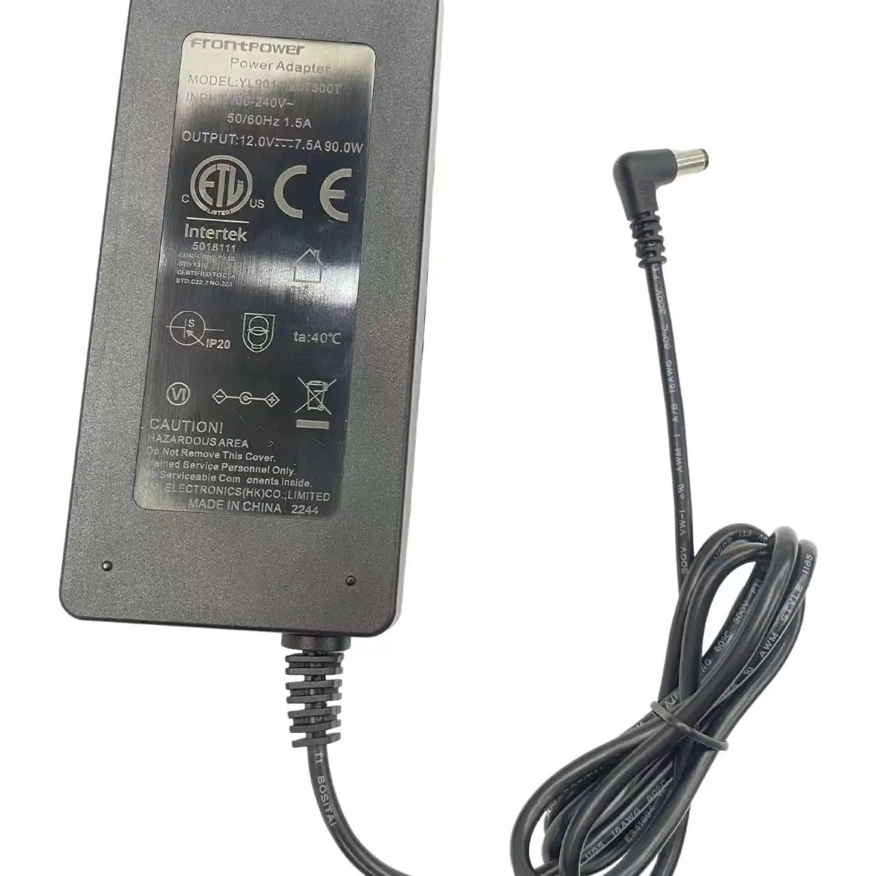 90W 12V7A 12V7.5A ACDC Switching Power Supply Desktop Power Adapter with BIS/ECAS/UL/CB/CE/GS/EMC/LVD/SAA/KC/FCC/PSE/CCC/ETL